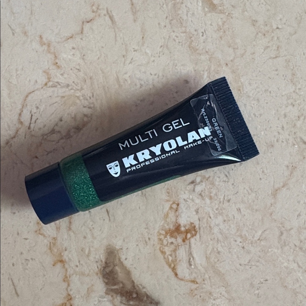 Kryolan MULTI GEL GLITTER 10 ML, FINE - Green